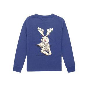 LD Baby Golden Holiday LS River Blue - Properly Tied